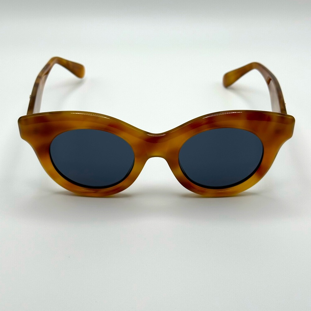 Loewe Curvy Sunglasses LW40126I 53V Havana Dark Blue Women